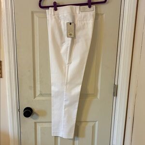 Dana Buchman New White Ankle Pants